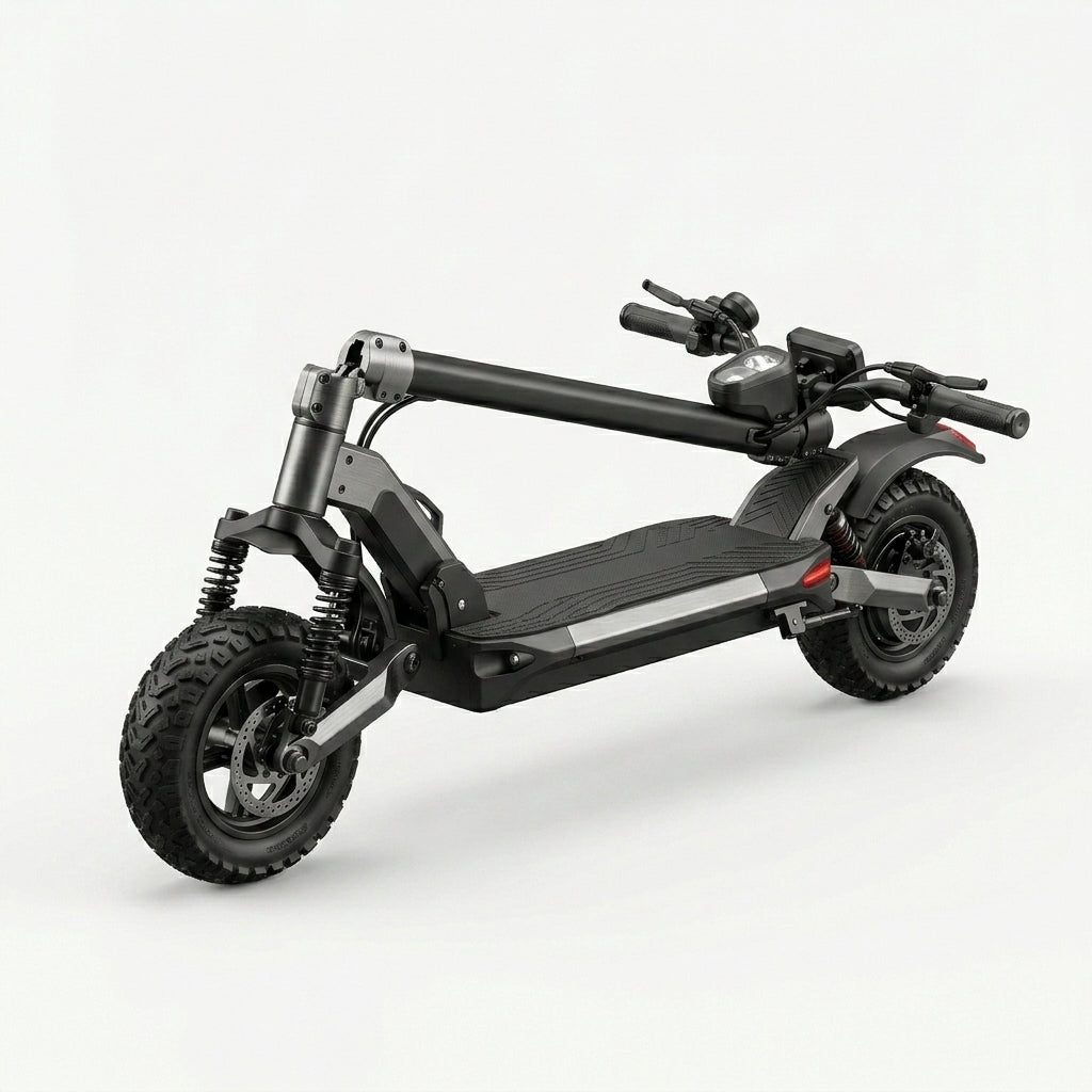 VORTEX Y8 2x2 Connected Patinete eléctrico con APP. Con una potencia combinada de 1000W, doble suspensión, autonomía de hasta 25 km, Cumple con la normativa española de circulación