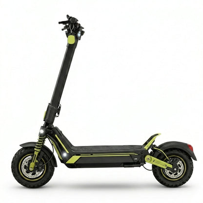 VORTEX Z10 2x2 Connected Patinete eléctrico con APP. Con una potencia combinada de 4000W, doble suspensión, autonomía de hasta 65 km, Cumple con la normativa española de circulación
