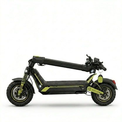 VORTEX Z10 2x2 Connected Patinete eléctrico con APP. Con una potencia combinada de 4000W, doble suspensión, autonomía de hasta 65 km, Cumple con la normativa española de circulación