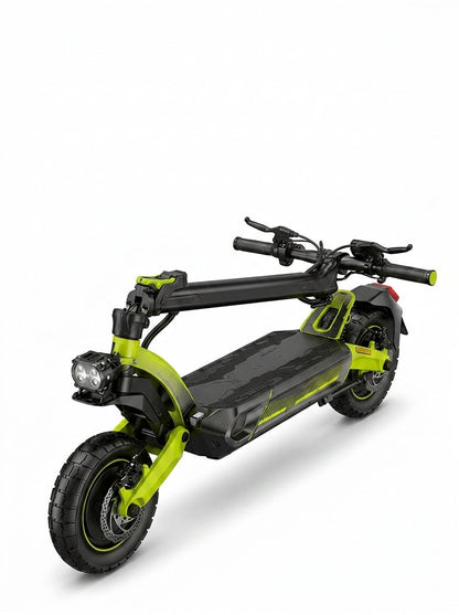 VORTEX X9 2x2 Connected Patinete eléctrico con APP. Con una potencia combinada de 1600 W, doble suspensión, autonomía de hasta 55 km, Cumple con la normativa española de circulación